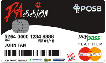 Passion POSB Debit card