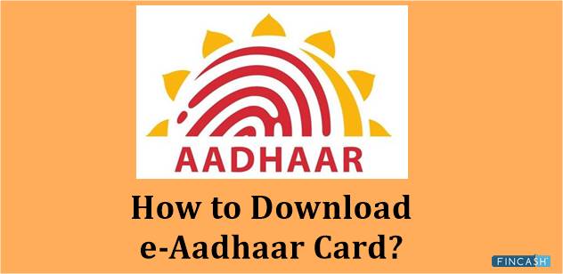 E-aadhaar card download