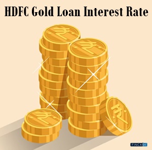 HDFC Gold Loan Interest Rate 2023