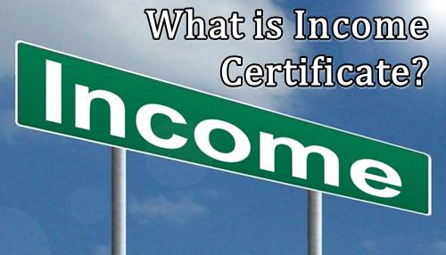 Everything About Income Certificate