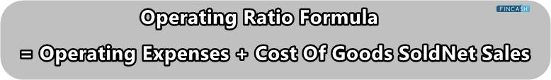 What is an Operating Ratio?