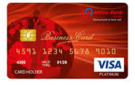 Union Platinum business debit card