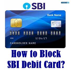 Blocking SBI Debit Card