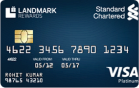 Standard Chartered Landmark Rewards Platinum Credit Card