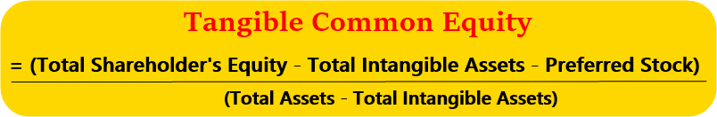 Tangible Common Equity