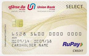 Union Bank RuPay Select Credit Card