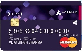 Axis Buzz Credit card