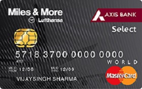 Axis Bank Miles and More World Credit Card