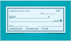 Depository Transfer Check
