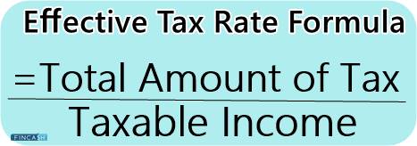 Definition of Effective Tax Rate