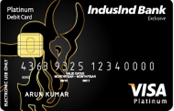 Platinum Exclusive Visa Debit Card