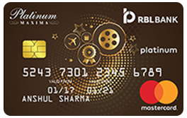 RBL Platinum Maxima Credit Card