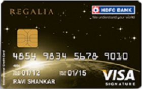 Regalia Credit card