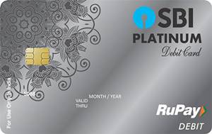 SBI Platinum RuPay Debit Card